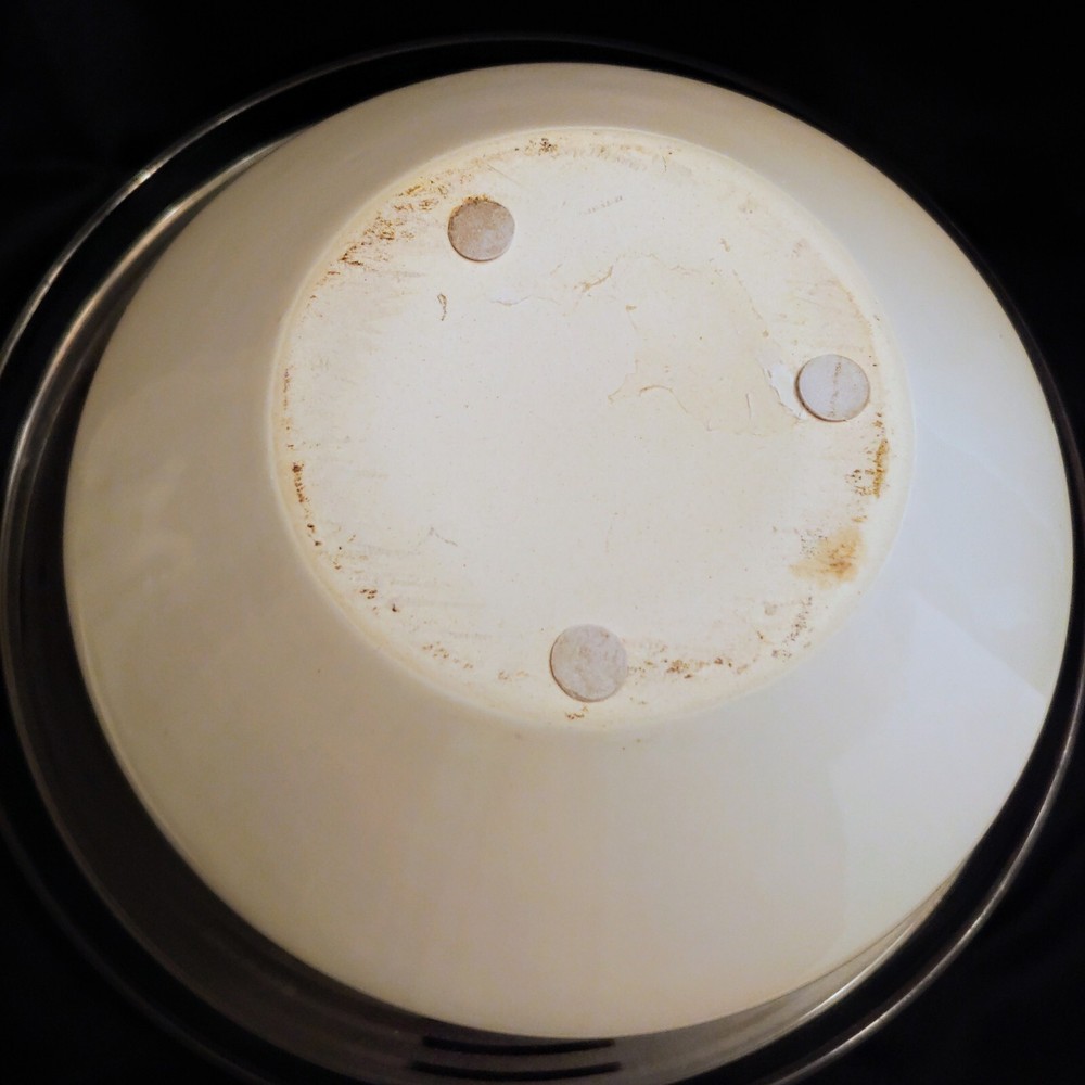 White Silver Dipped Vase