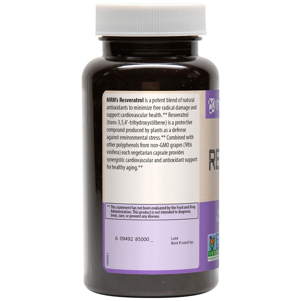 Resveratrol, 60 Vegan Capsules