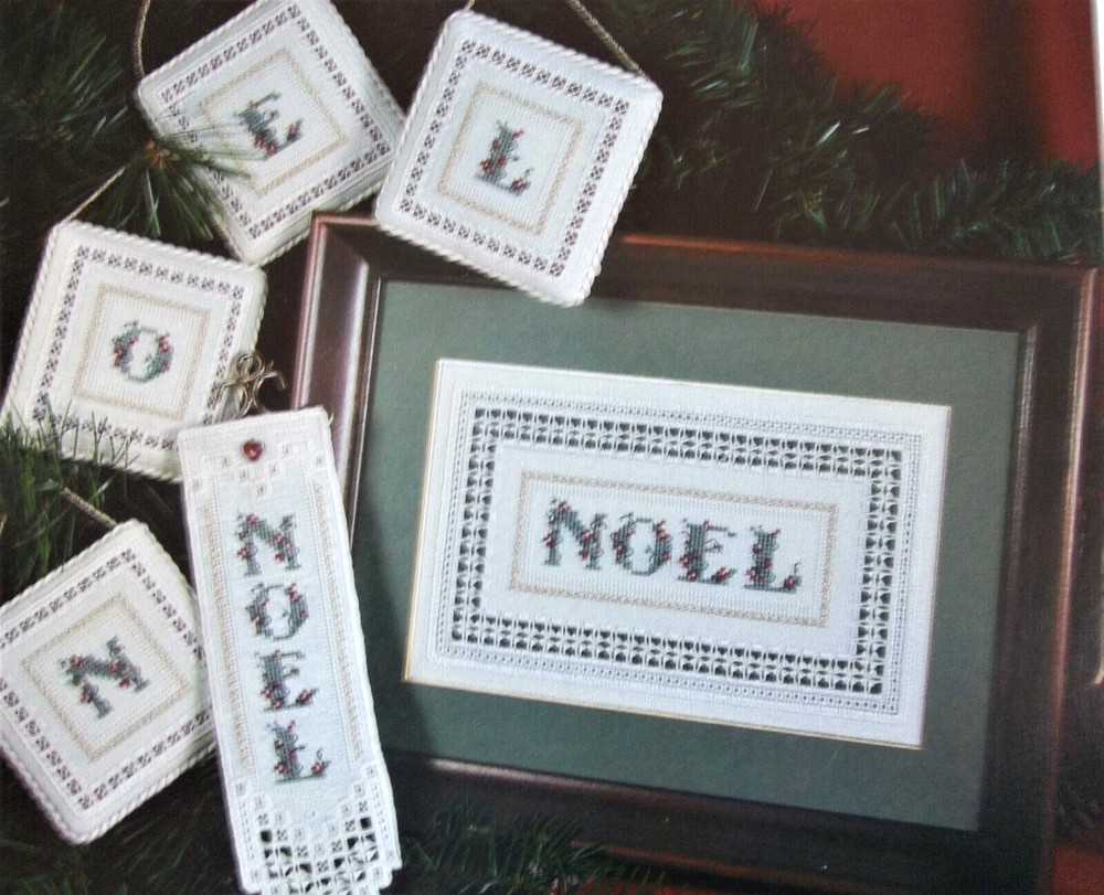 Victoria Sampler NOEL SAMPLER - Bellpull, Tea Tray, Ornies -Cross Stitch Pattern