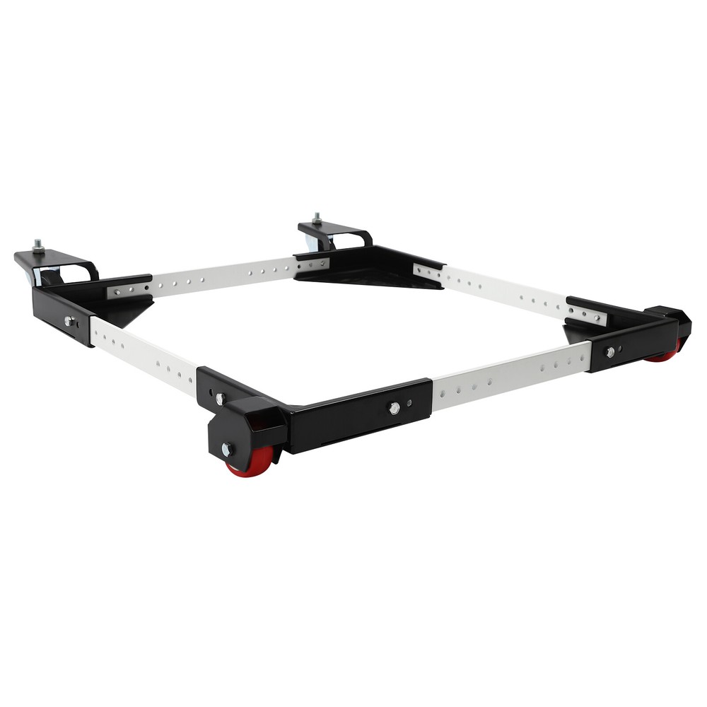 600lbs Adjustable Mobile Base Heavy Duty Rectangular Mobile Base w/ Wheels