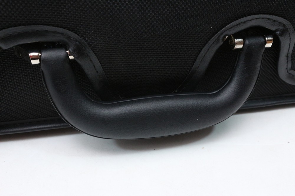 Protable Viola Case Oxford Durable Red Padding Strong Waterproof Black