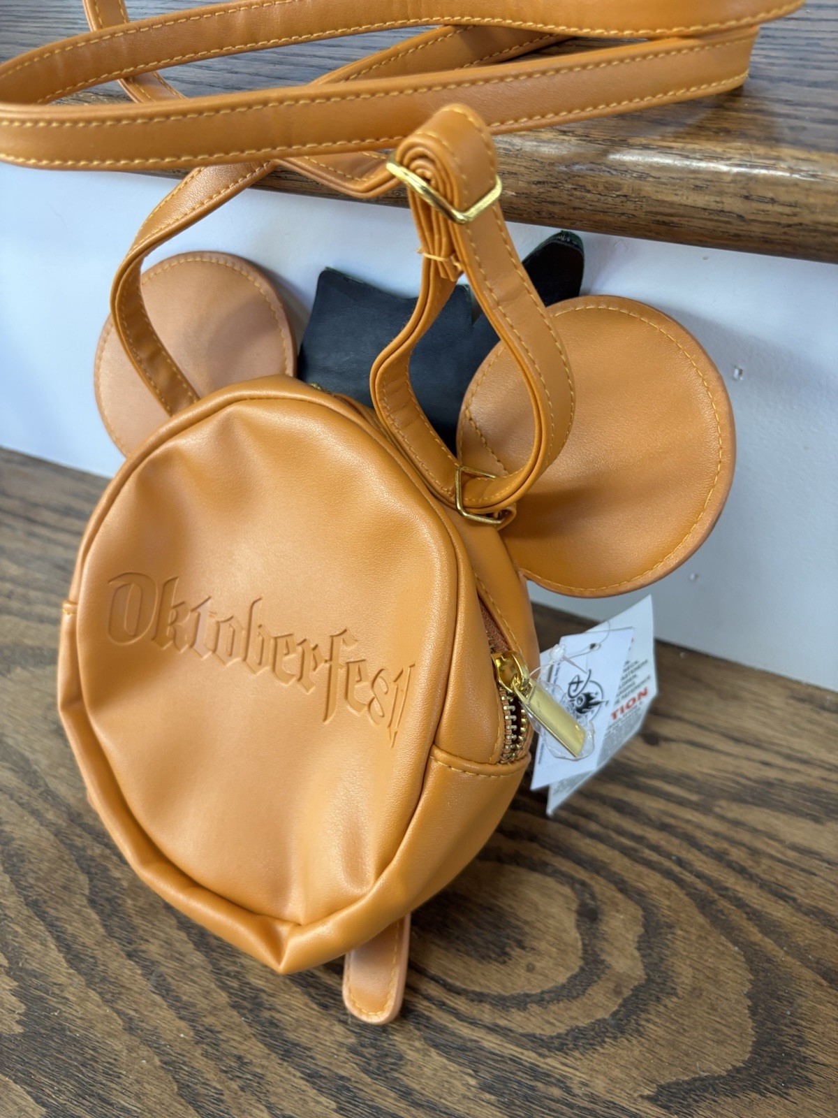 Disney Parks Pretzel Germany Epcot Oktoberfest Mickey Mouse Crossbody Purse NWT!