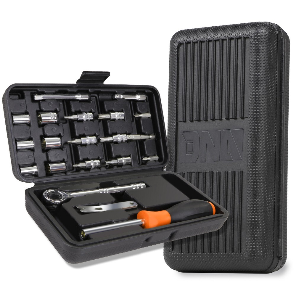 20Pcs Auto Headlight Repair Hand Tool Set Extendable Drive Ratchet Socket Wrench