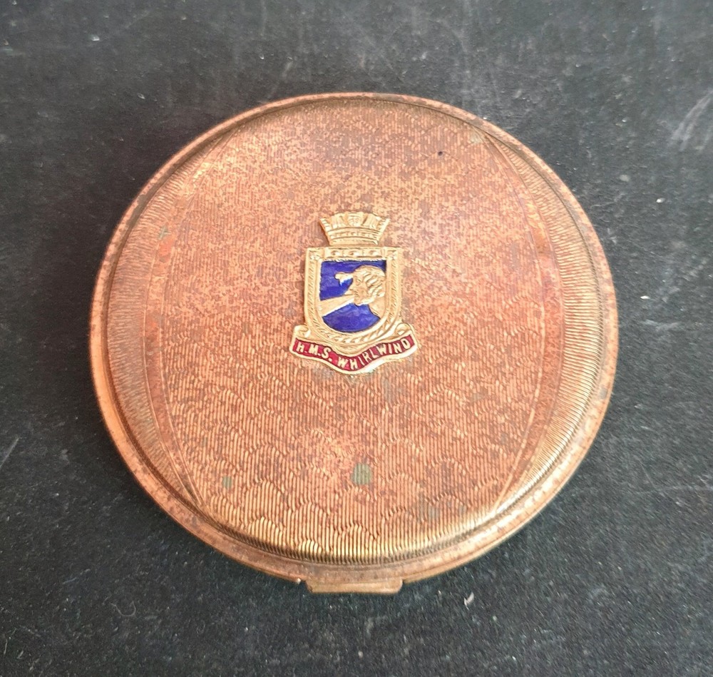 WWI & WW2 British Destroyer HMS Whirlwind (1918-1940) Loved One's Lady's Compact