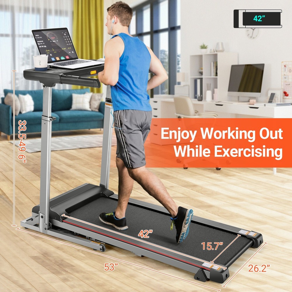 🏃‍➡ Unique Adjustable Height Design Treadmill Machine for Home Excercise🏃‍➡
