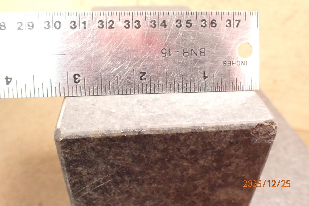 GRANITE ANGLE PLATE BLOCK MACHINIST TOOLING FIXTURE