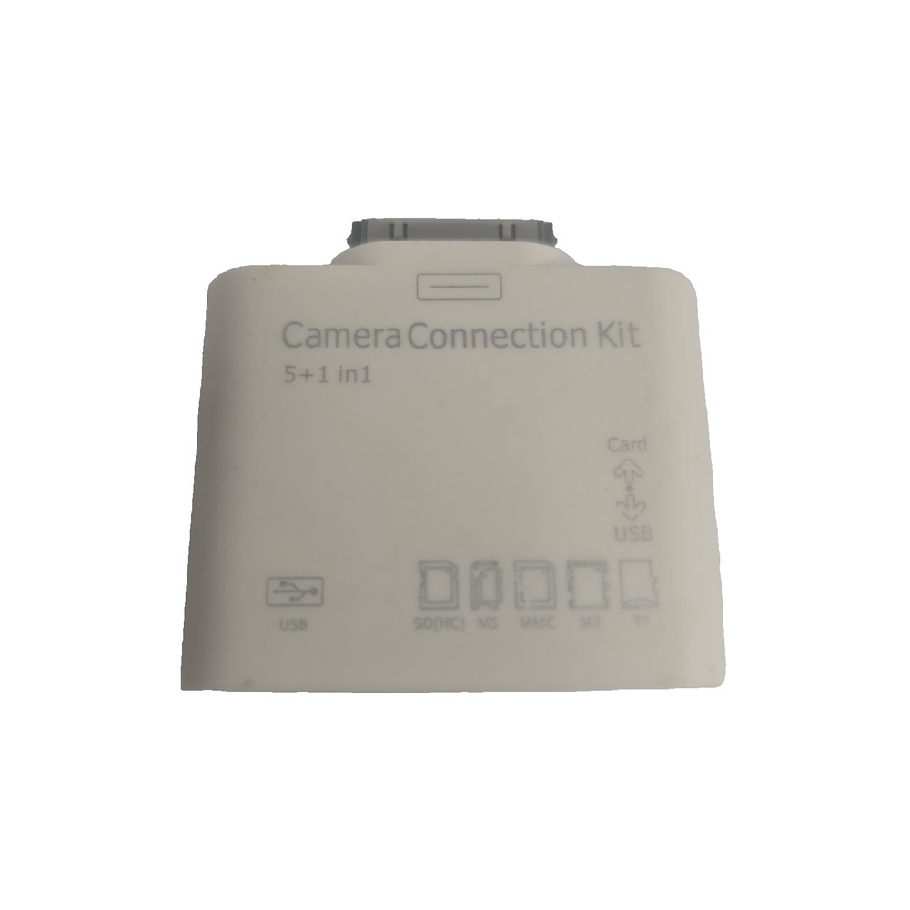SHARKK 5 in 1 Camera Connection Kit 30 Pin iPad iPhone SD USB Card Reader