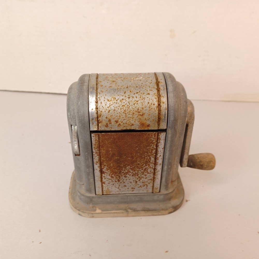 Vintage Boston Ranger Pencil Sharpener 6 Hole Adjustable Point Selector
