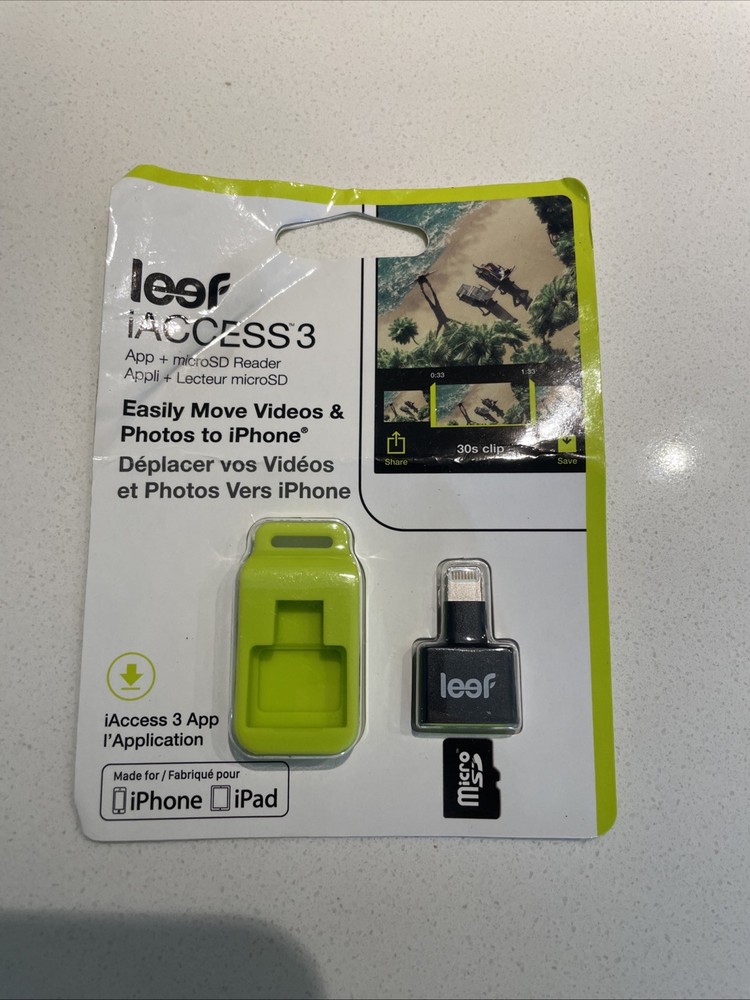 Leef iAccess 3 iOS microSD Card Reader for iPhone and iPad