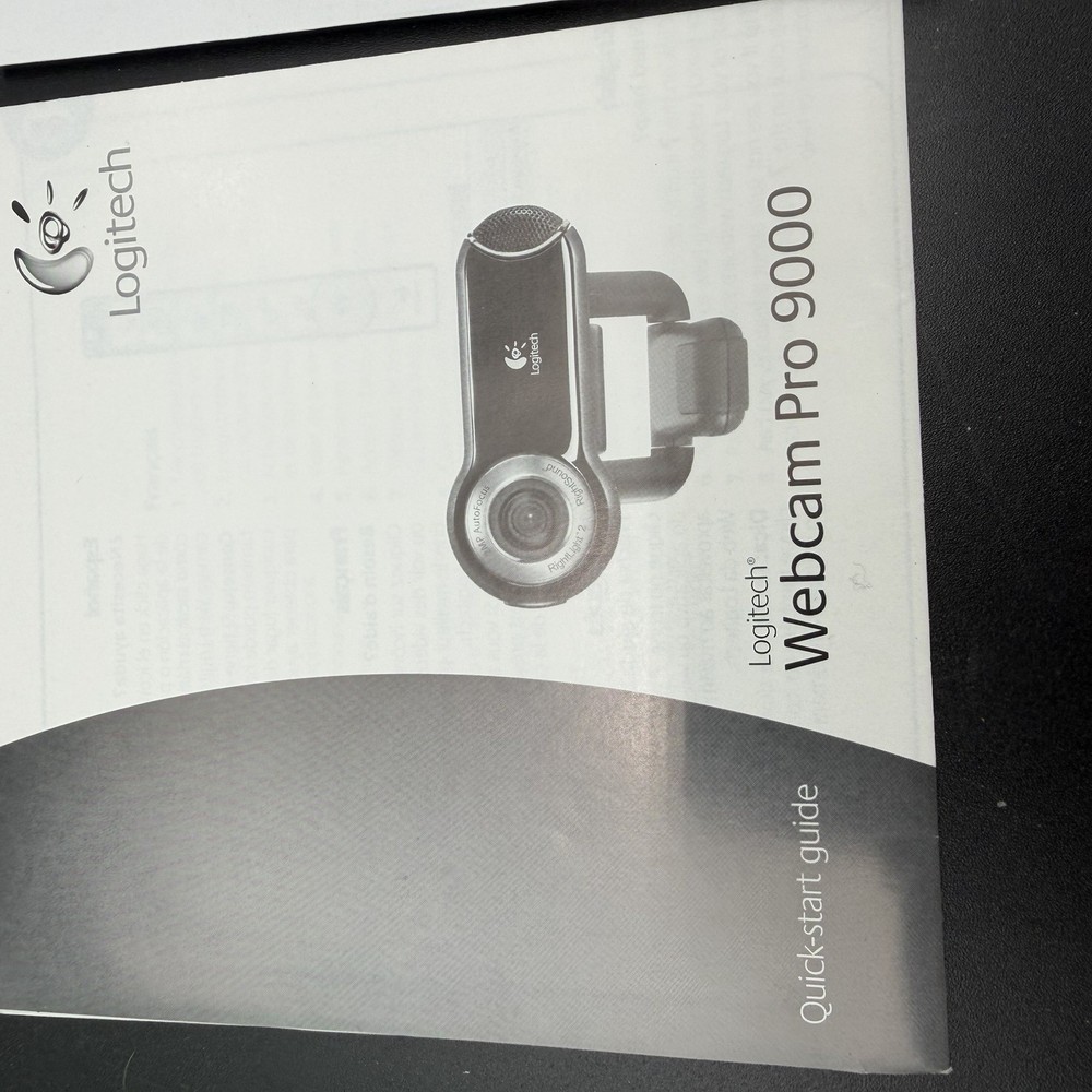 Logitech Webcam Software v1.0 - Windows XP Vista 7 2009 Disc Only CD-ROM