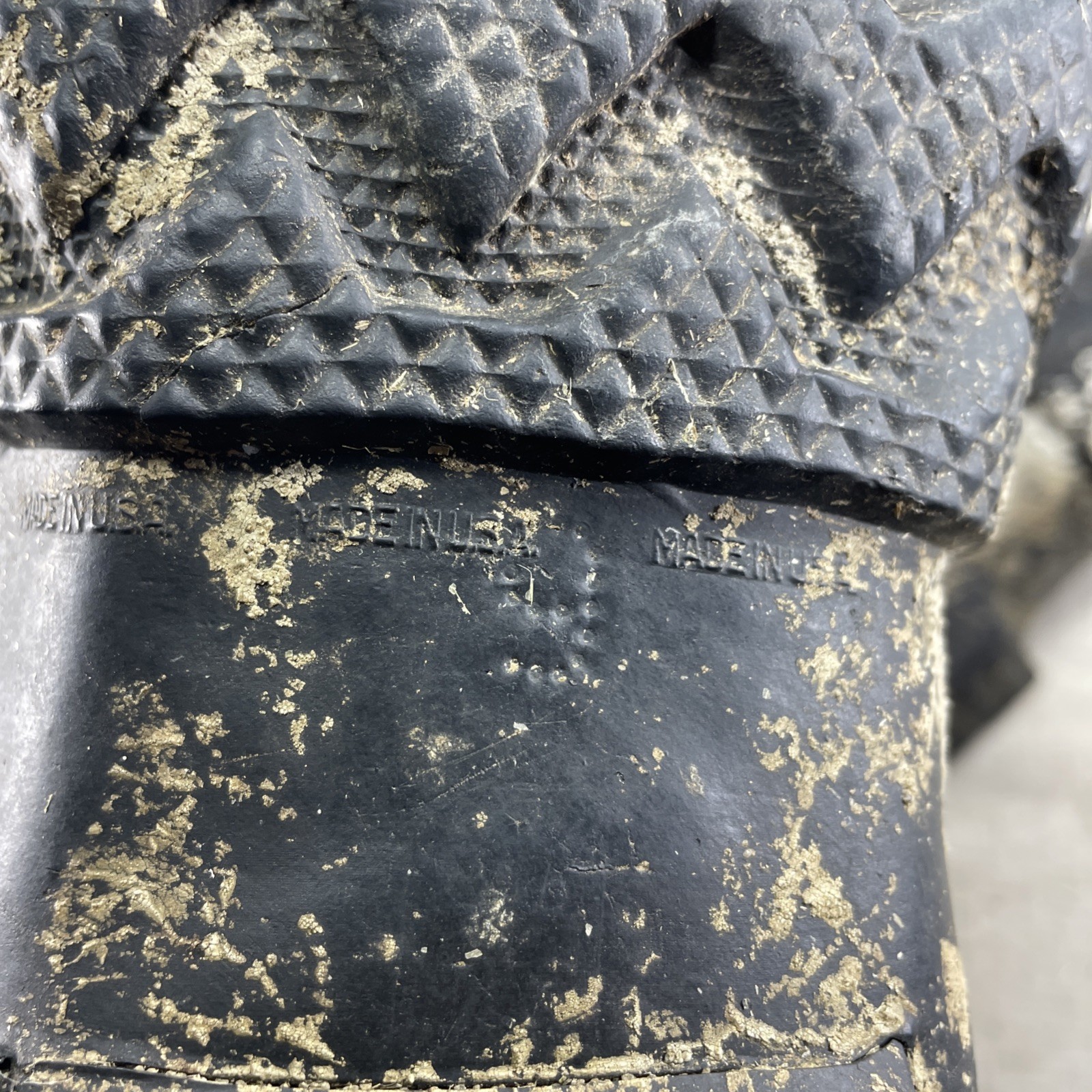 VTG Ranger FireMaster Steel Midsole Toe Insulated Rubber Firefighter Boots Sz 9