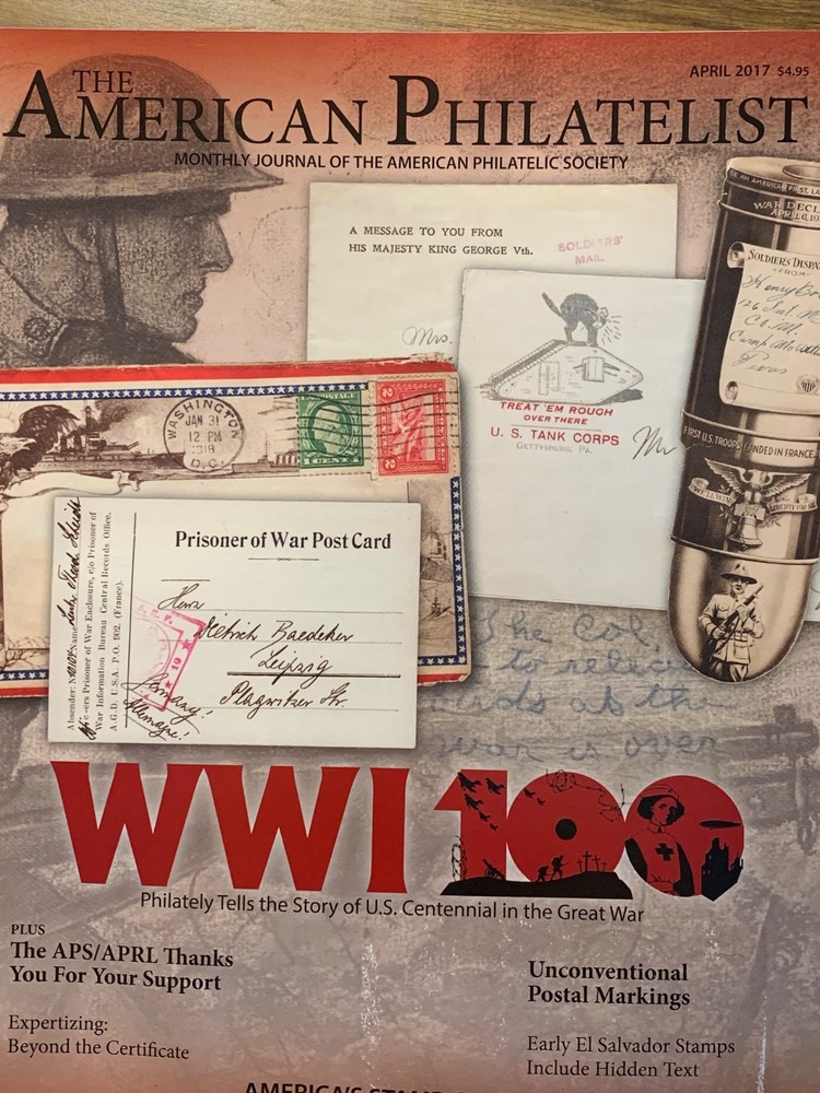 American Philatelist Magazine  2017,  April