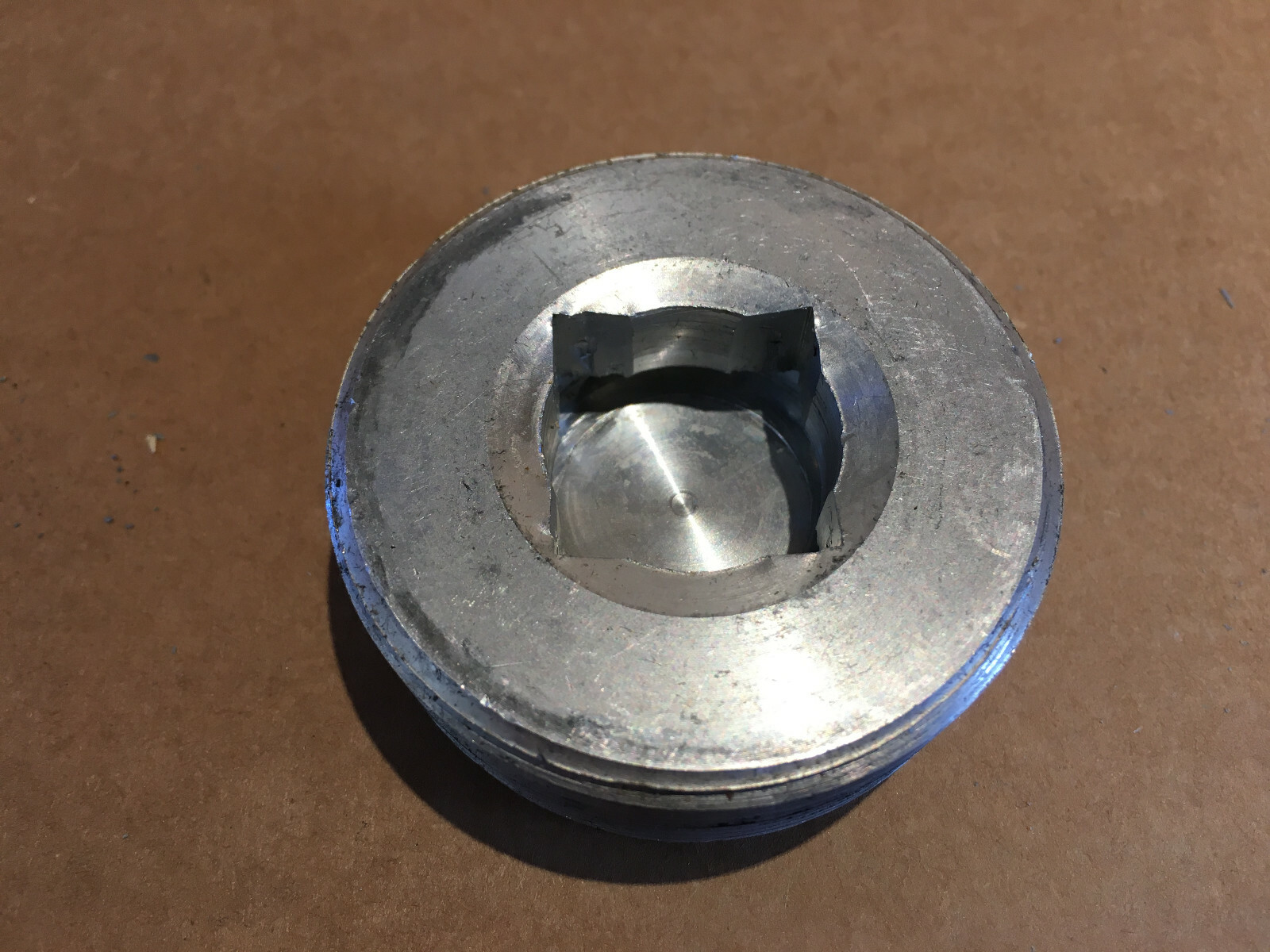 APPLETON PLG-200A 2" ALUMINUM RECESSED PLUG, THREADED, CONDUIT