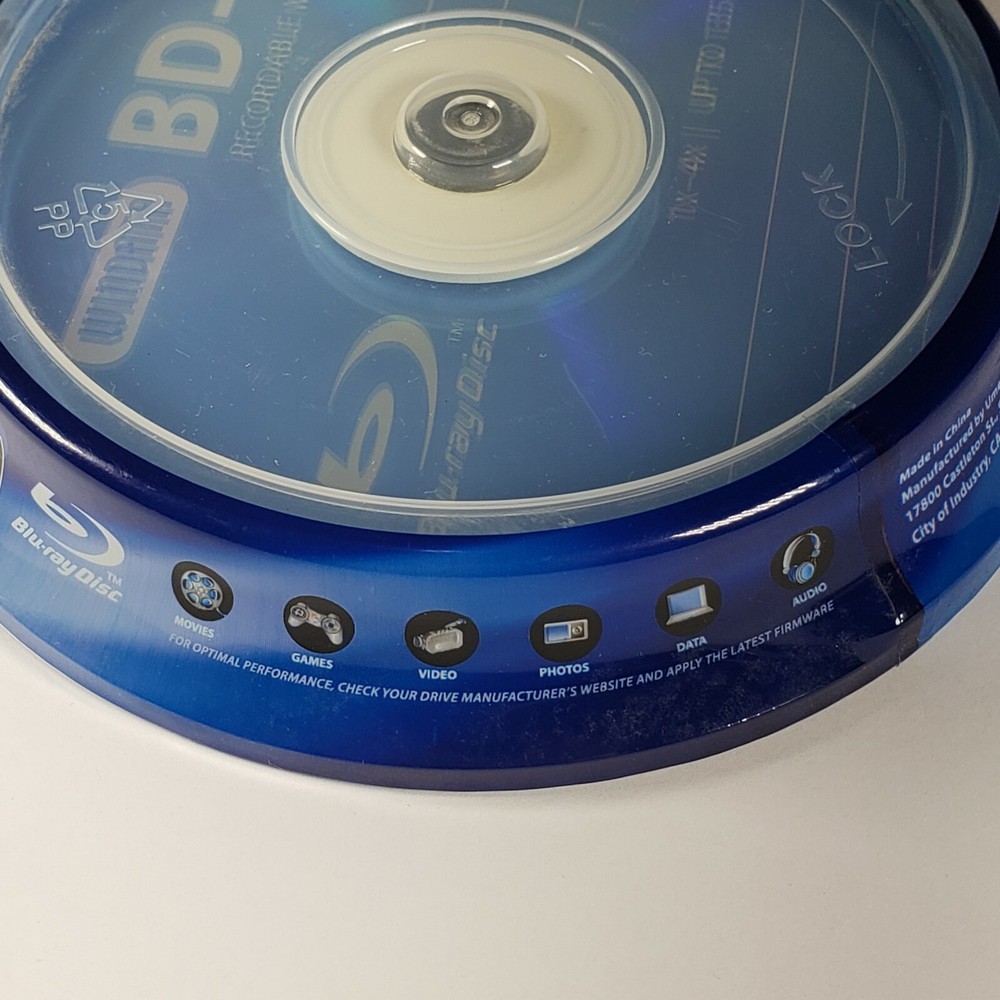 Windata BD-R Blu ray Disc 25GB 10pk