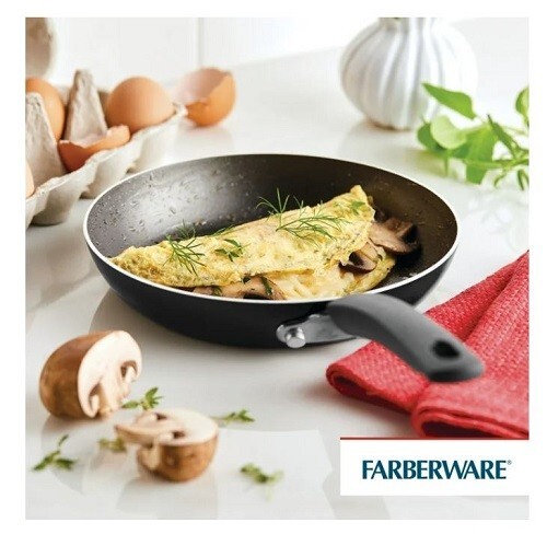 Farberware Easy Clean 8 Inch Aluminum Nonstick Frying Pan, Black New