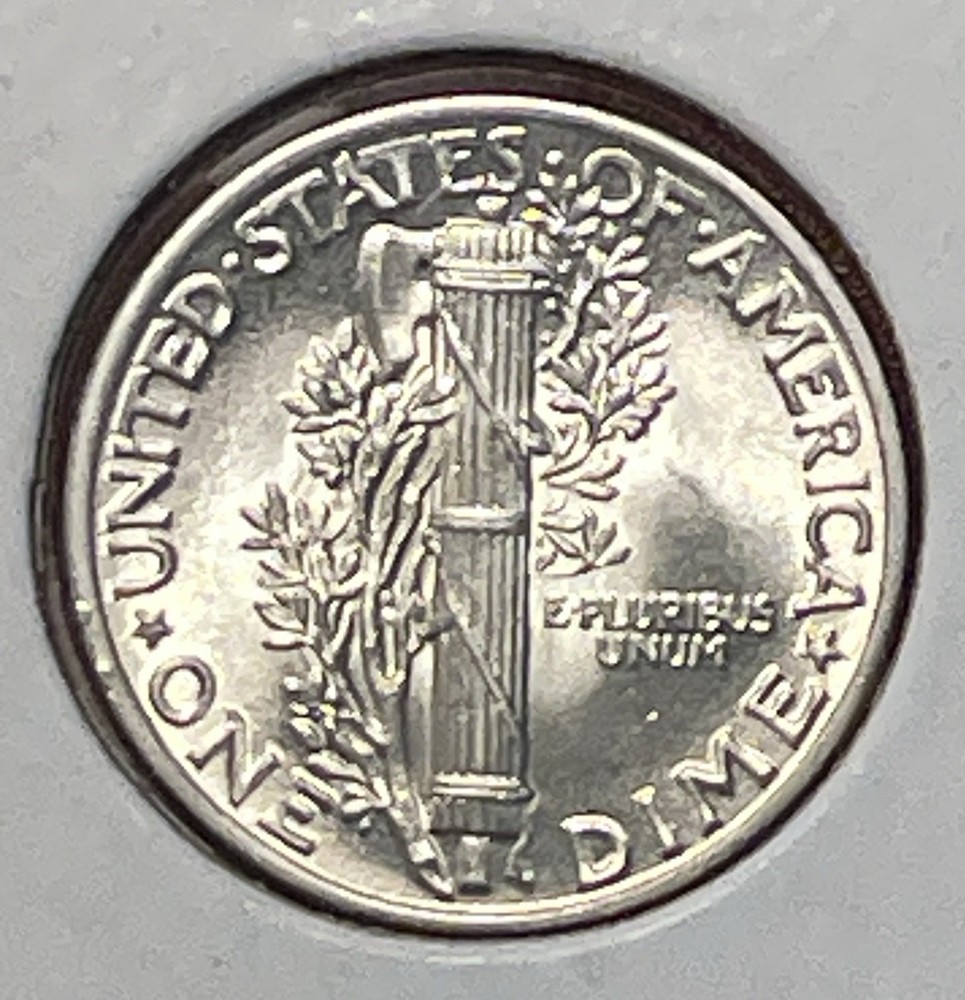 1941 P Mercury Silver Dime, Gem Uncirculated, FSB.