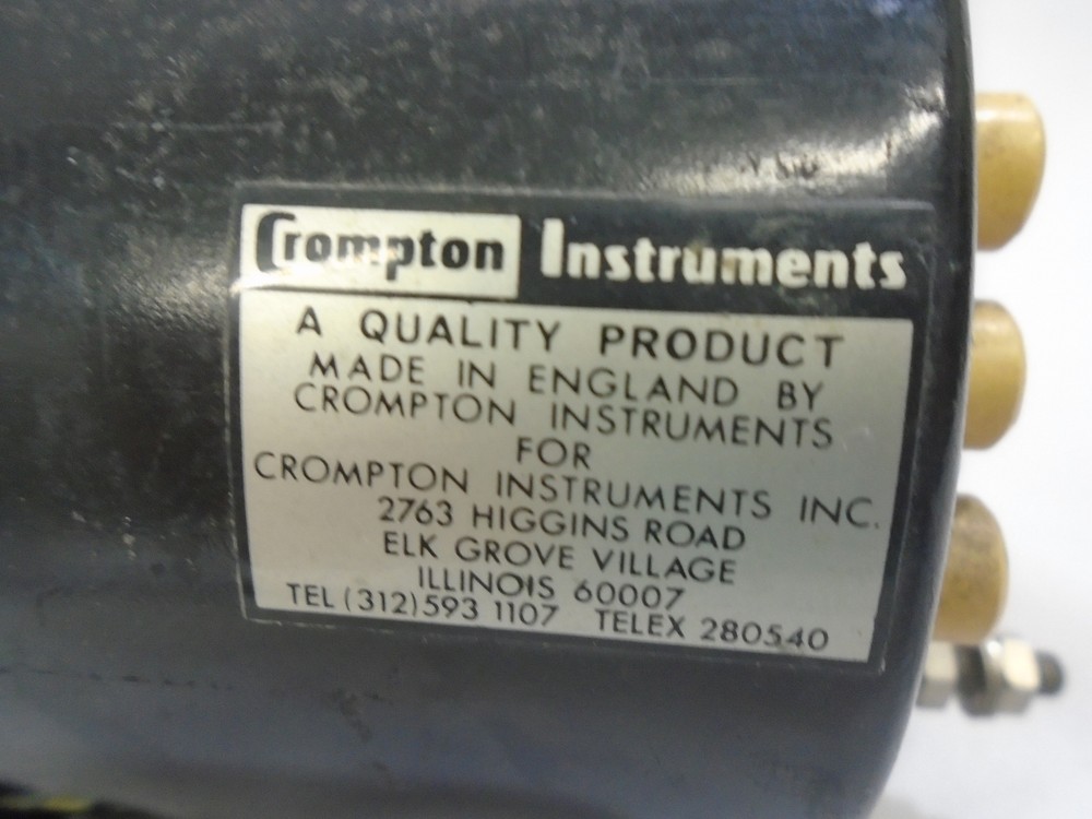 CROMPTON INSTRUMENTS VA-PZWZ TYPE 077-08 AC VOLTMETER 0-15 150V