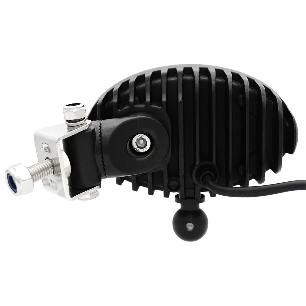 2pcs 40W Oval Cap LED Work Light Flood For Case IH John Deere Tractor Universal