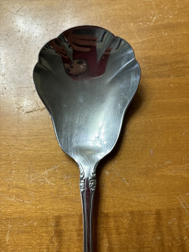 Oneida Community Stainless BRAHMS Large Casserole / Serving Spoon Very Good