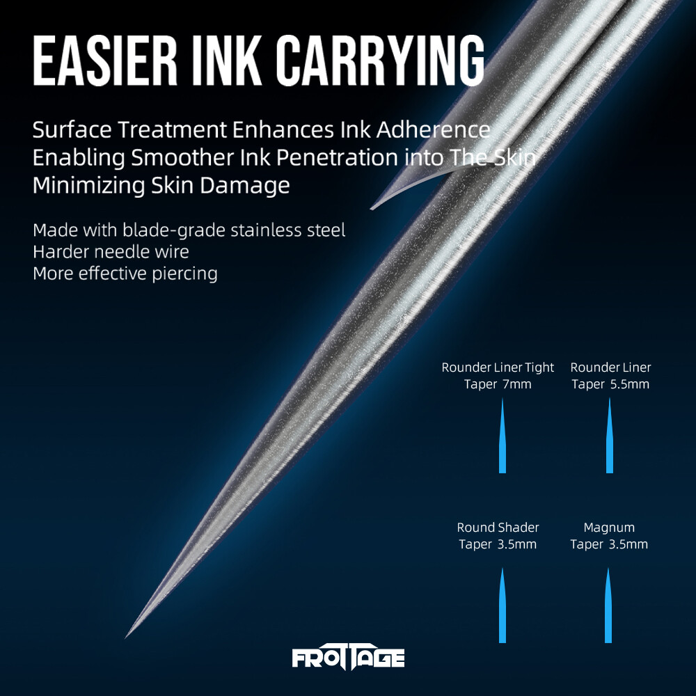 Finger-Safe 16 pcs Frottage Sterilized Disposable Tattoo Cartridge Needles