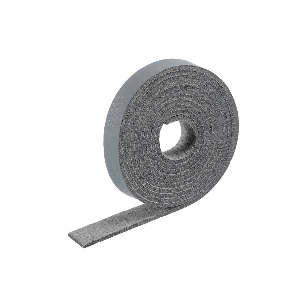 Leather straps belt strip leather stripes string 0.8cm, dark grey