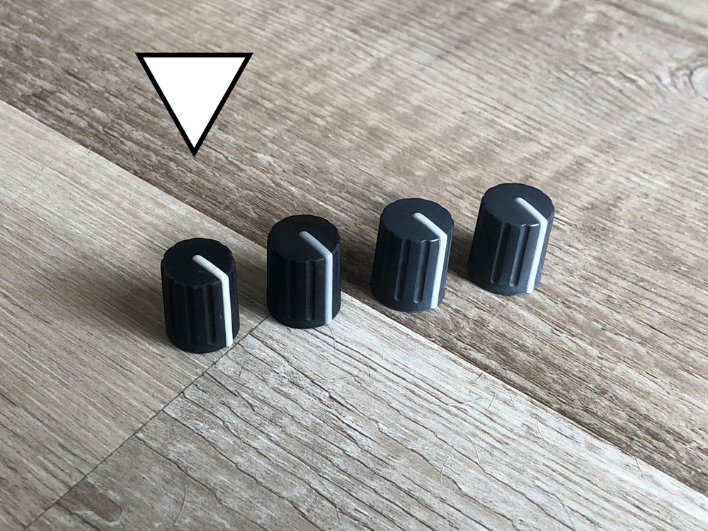 Access Virus OEM Knob / Knobs for Virus B/KB (White Stripe Variant / Early Bs)