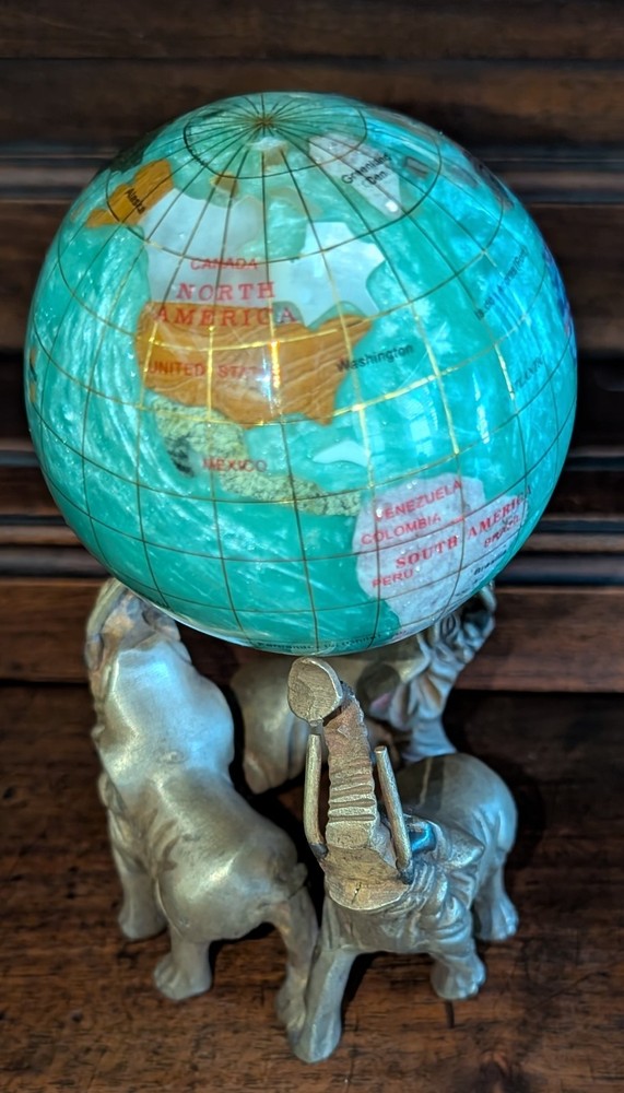 Semi Precious Gemstone Globe Set