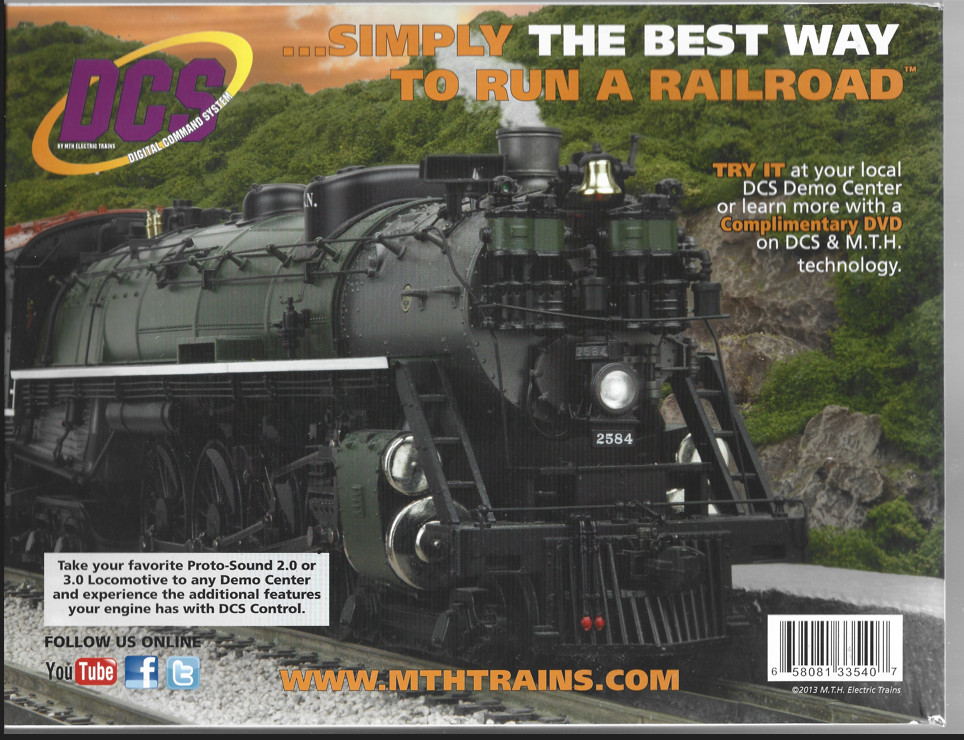 MTH Electric Train Catalog, 2013 Vol. 2, VF Cond.