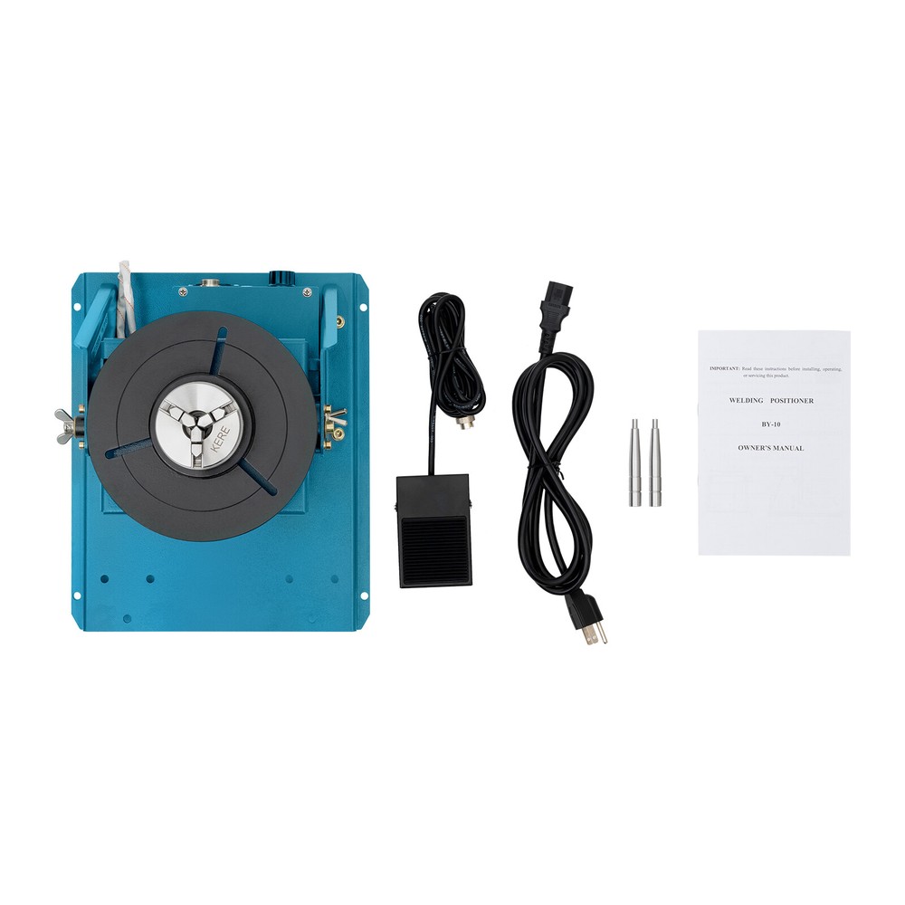 Rotary Welding Positioner Table with Adjustable Speed and Tilting Angle