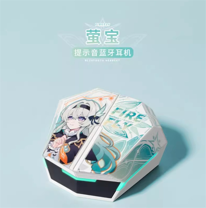 Honkai: Star Rail Firefly Theme Student Headset Wireless Bluetooth Collection