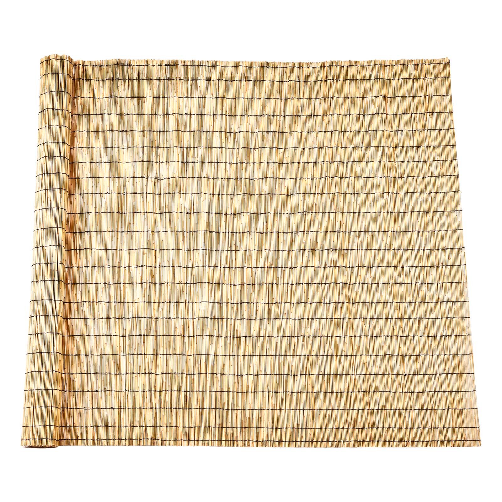 Uimoso Natural Reed Fence Panel 5.58 x 16.4 ft Privacy Screen Roll for Garden
