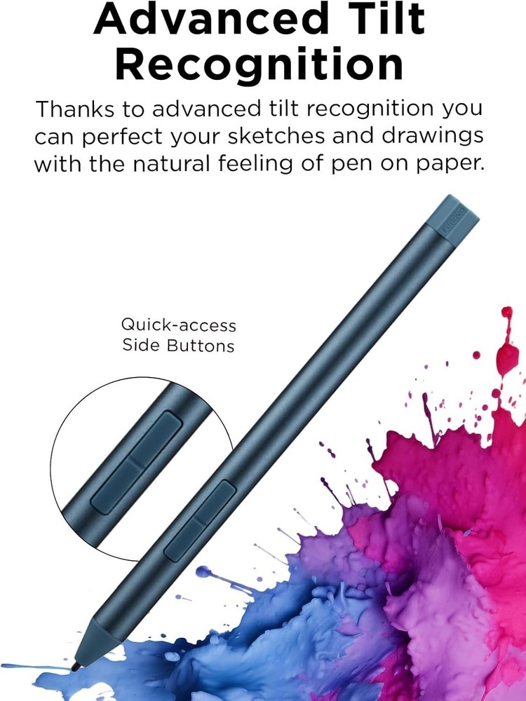 Lenovo Digital Pen 3 for Laptops, Supports Multiple Protocols, Advanced Tilt
