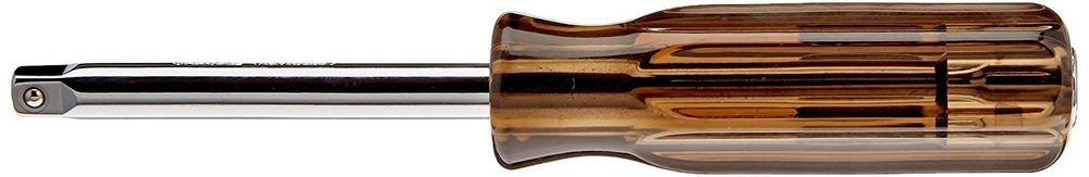 Edward Tools 1/4” Drive Spinner Handle Nut Driver - 6” Extension Ribbed Handle