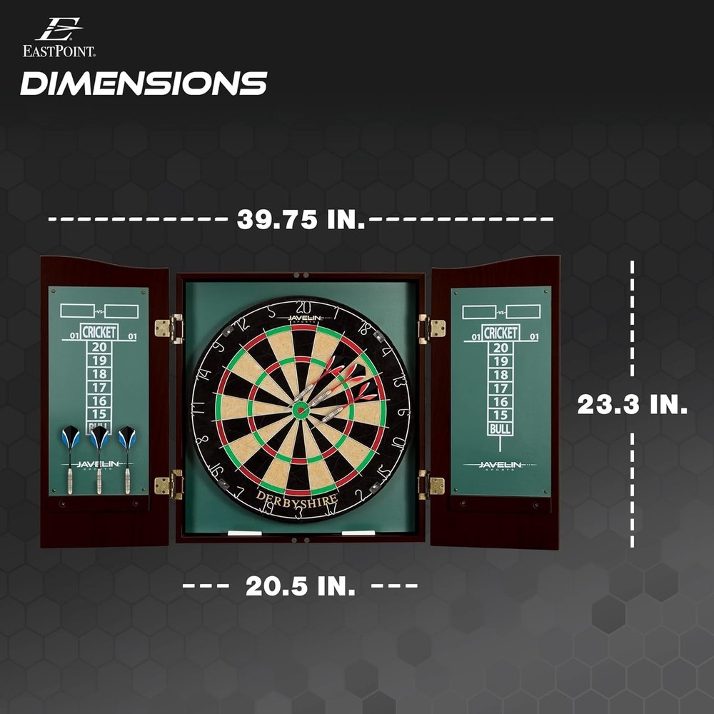 Official Size Tournament Dart Board Set