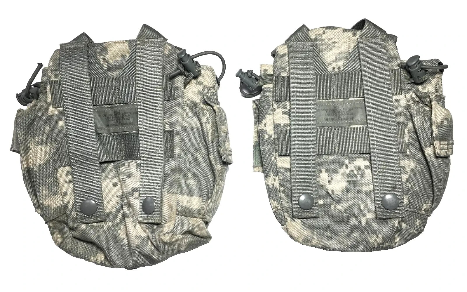 MOLLE II 1 QT Canteen Cover / General Purpose Pouch ACU | 2 Pack GC