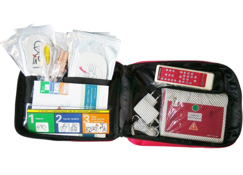 Portable Automatic External AED Simulator AED Trainer CPR First Aid Training