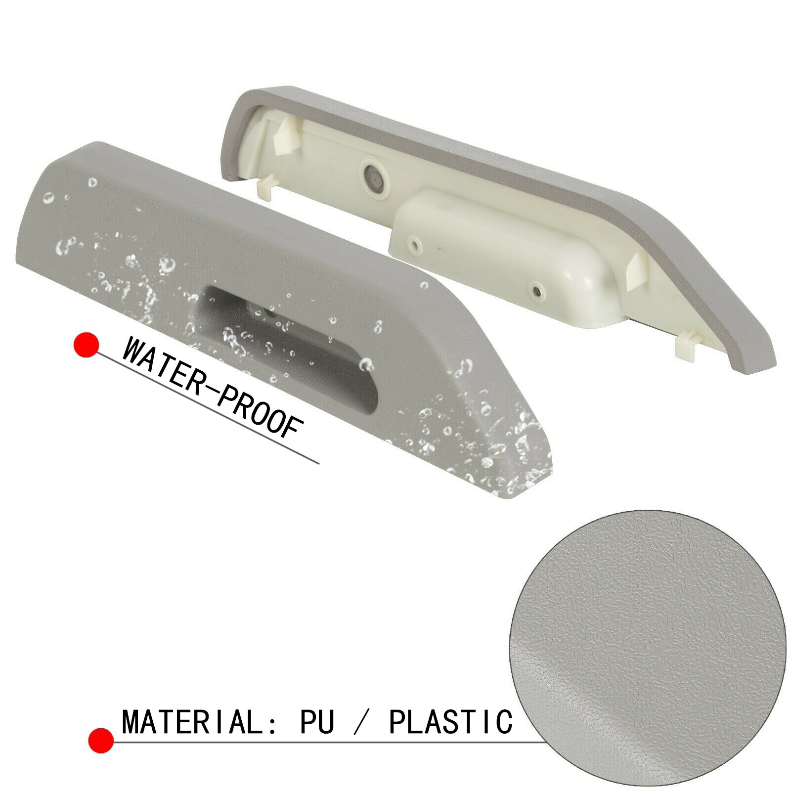 Front LH & RH Door Armrest For 88-94 90 Chevy GMC C1500 C2500 C3500 K1500 K2500