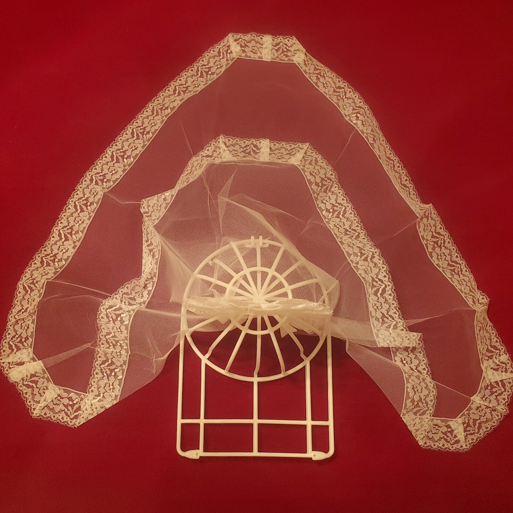 Vintage White Communion Veil