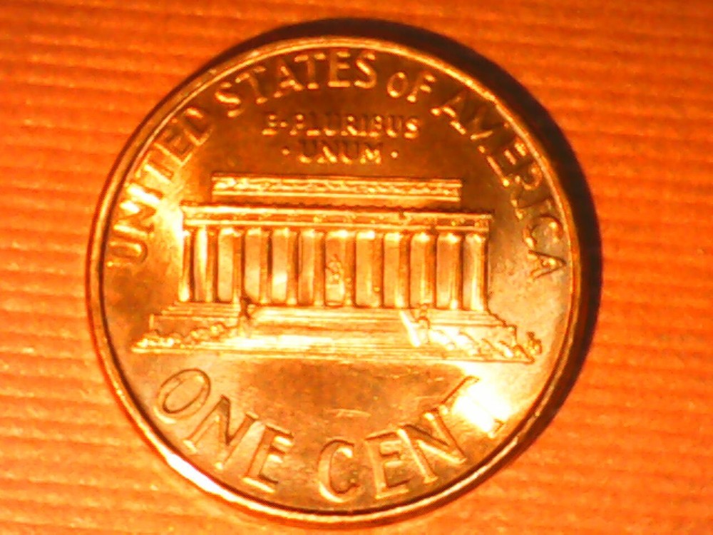 1995 Penny Die Chips Obverse, "BIE" error.