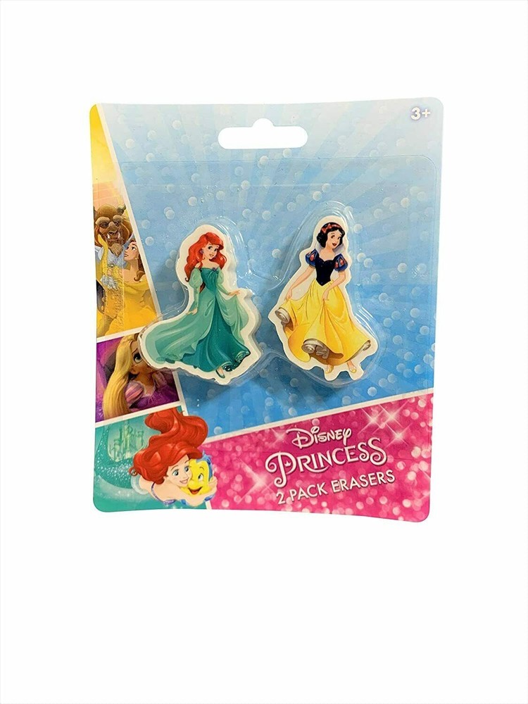 Disney Princess 2-Pack Eraser - NEW