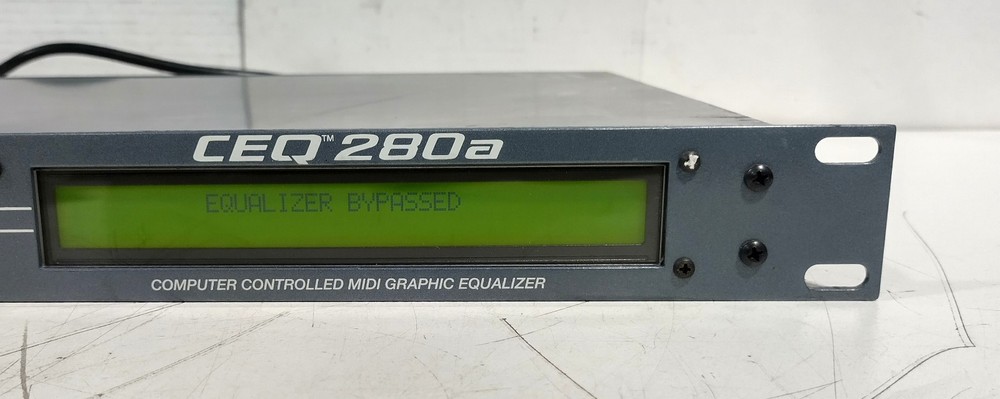Peavey CEQ 280A PC Controlled Architectural Acoustics MIDI Graphic Equalizer