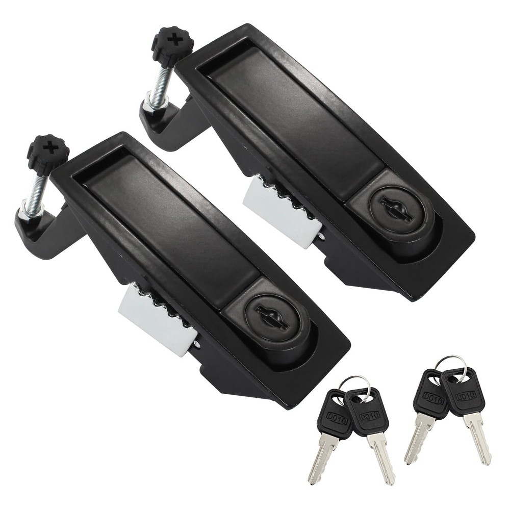 2 Pcs Compression Latch Lock, Zinc Alloy Trigger Latch Lock Adjustable Lever ...