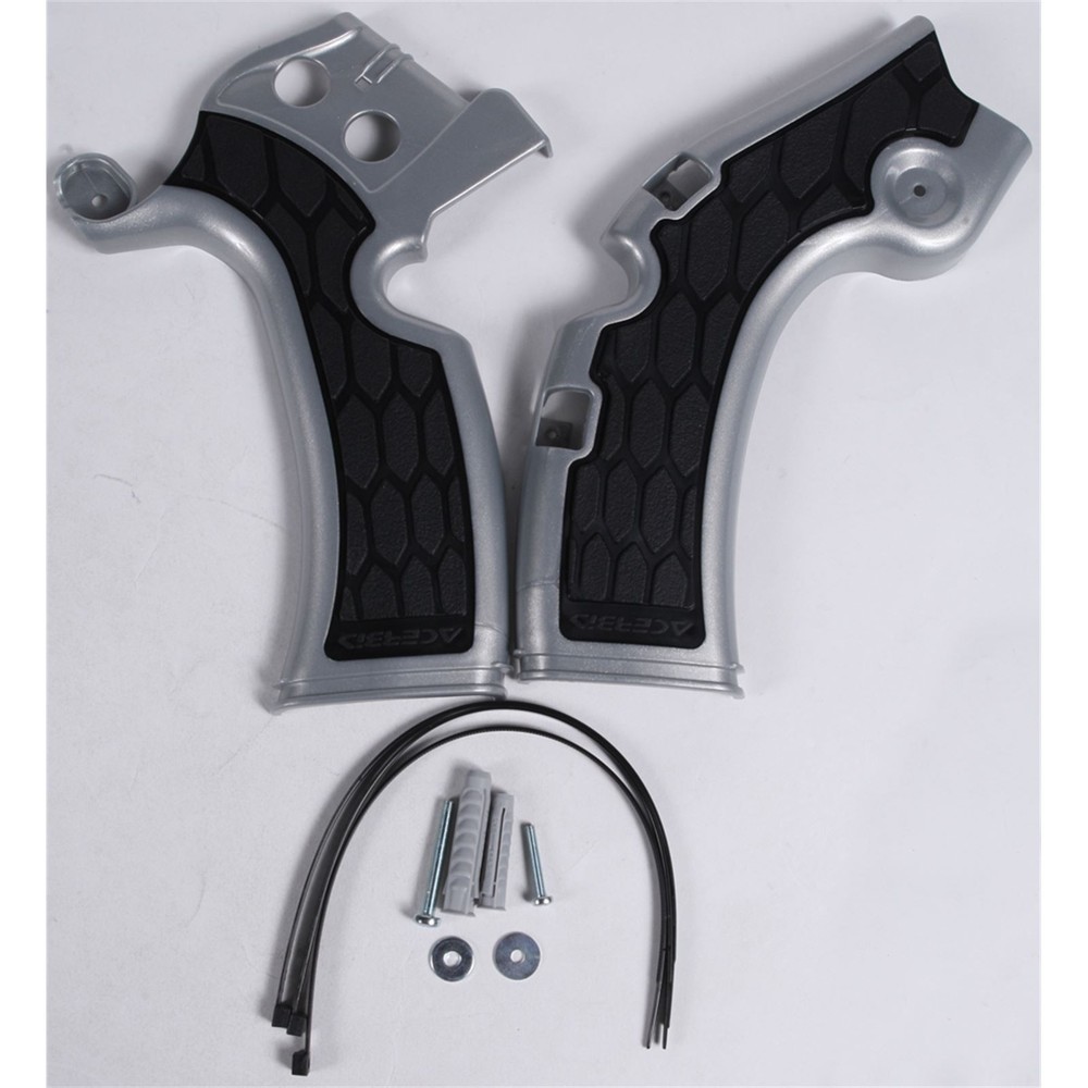 Acerbis X-Grip Frame Guard Silver/Black 2374271015