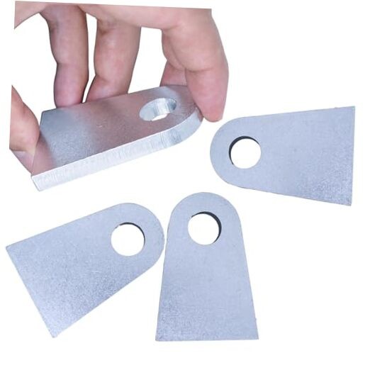 Weld on Tabs, Steel Shock Mount Weld Tab, Universal Weld on Tabs Flat Bottom