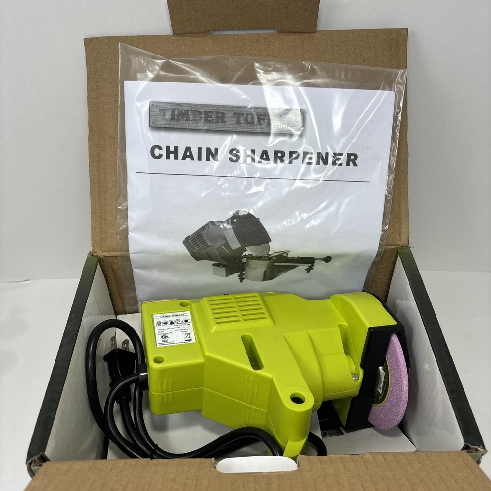 Timber Tuff Tools Bench Top Electric Chain Sharpener - NEW IN BOX