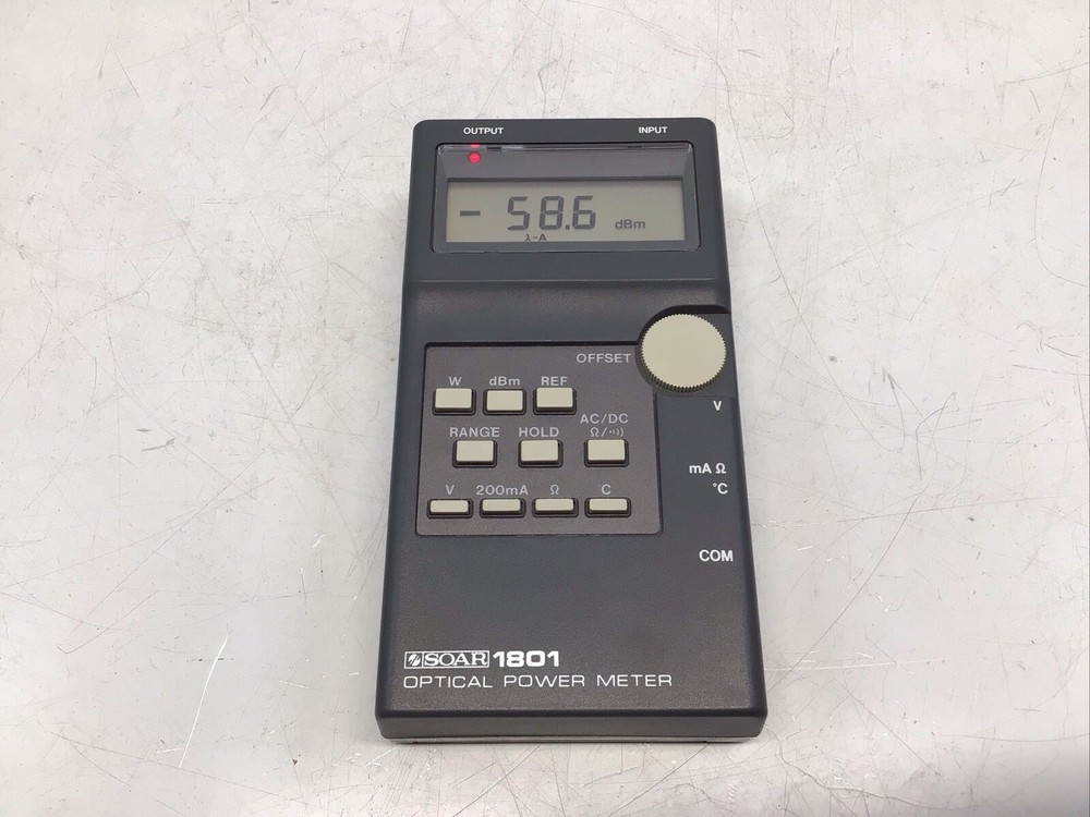 SOAR 1801 OPTICAL POWER METER WITH CASE