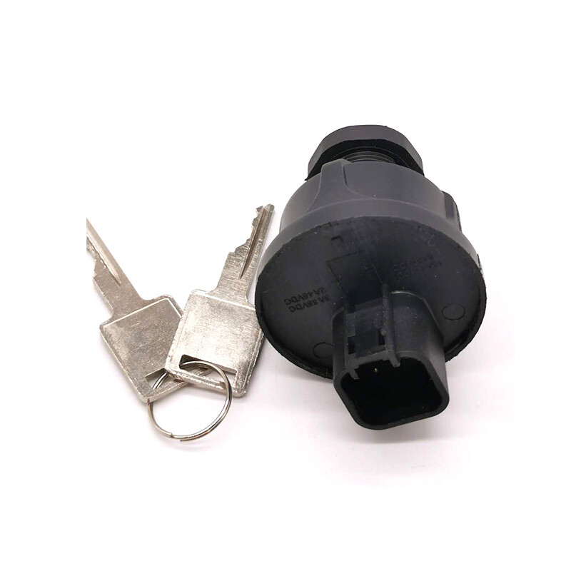 Ignition Switch with Key for Bobcat E17 E17Z E19 E20 E25 E26 E32 E32i E35 E35i