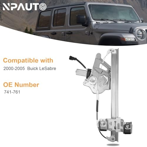 Power Window Regulator with Motor Replacement for 2000 Front Passenger Side