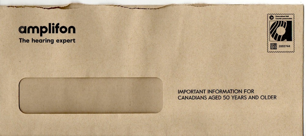 Canada Post Personalized Mail: Amplifon