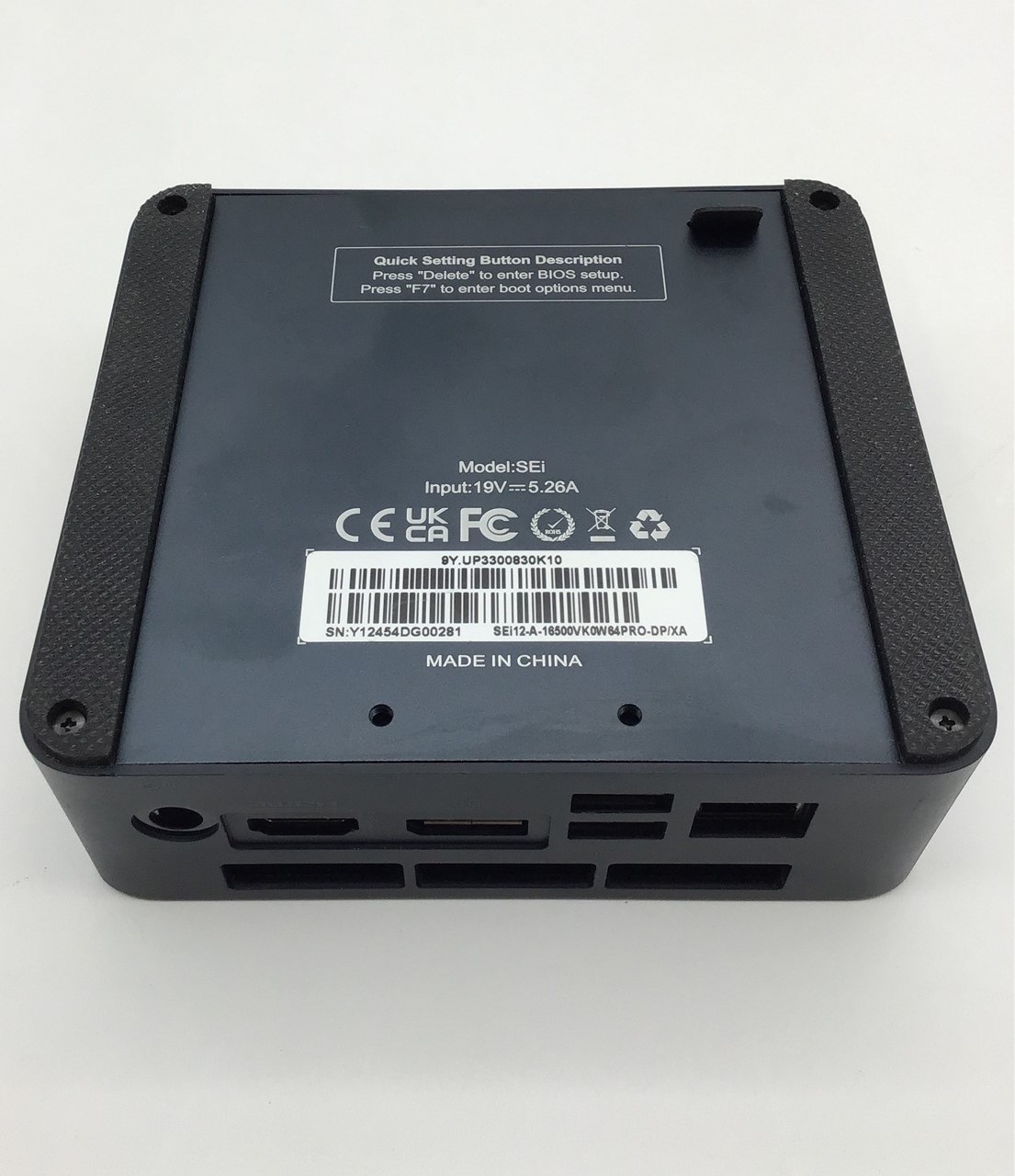 Beelink SEi12-A i5-12450H, 1.1GHz, 16GB, No HD, No Power Adapter